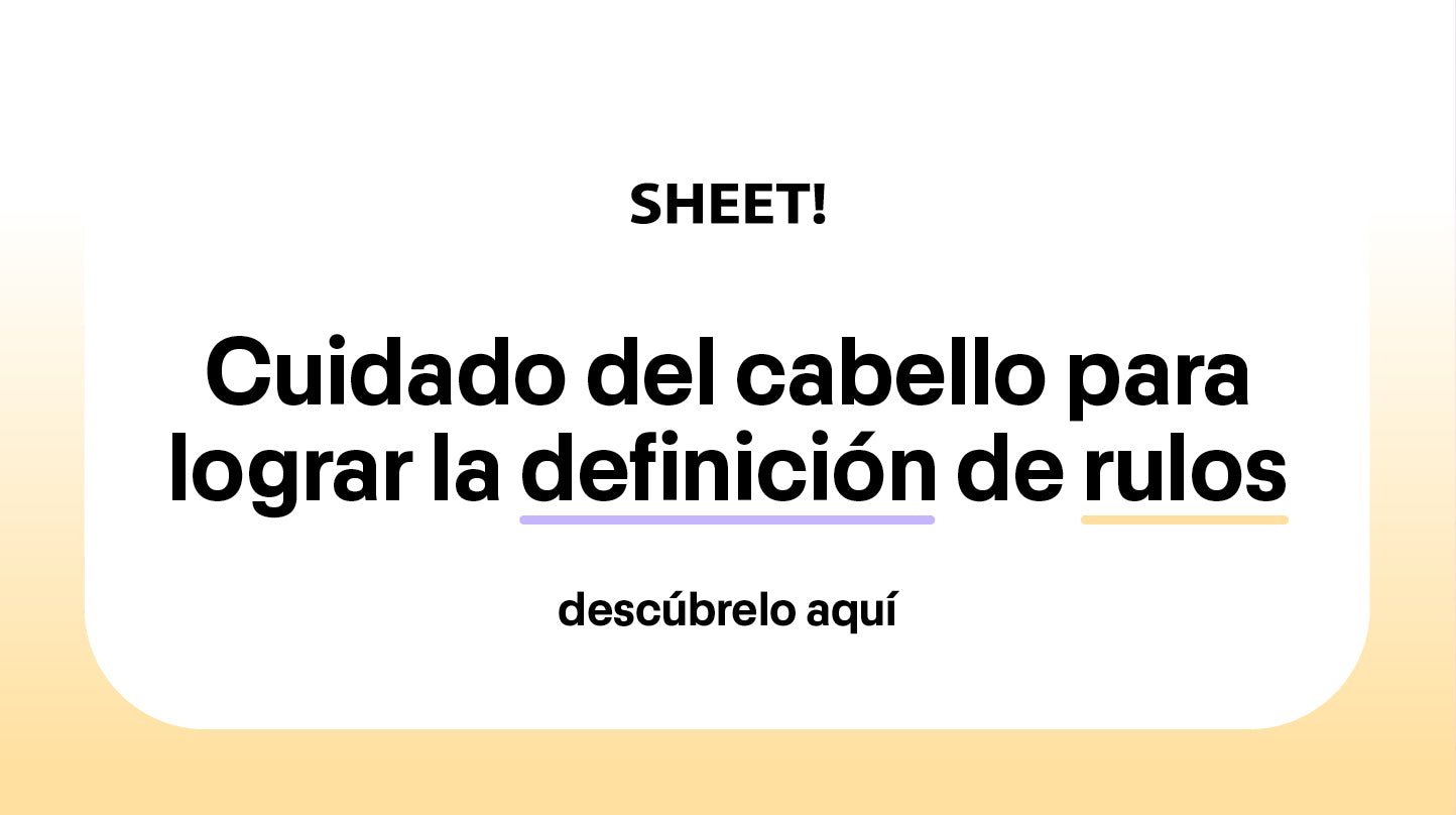 Cuidado del cabello para lograr la definición de rulos