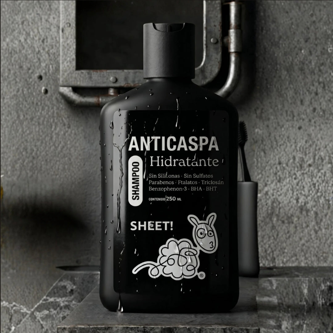 Kit Anticaspa Hidratante x3 sin Sulfatos | Caspa Seca con Usneo | SHEET