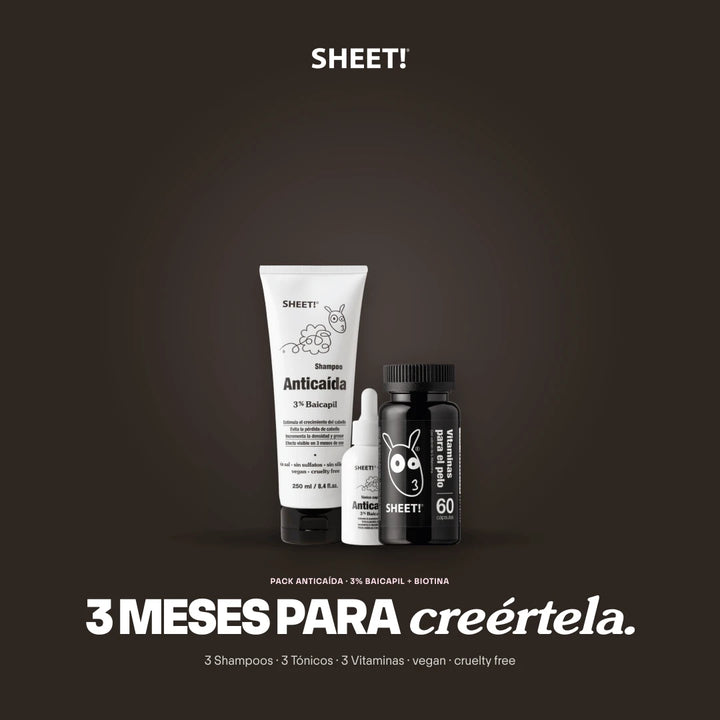 Tratamiento Caída Severa de Cabello x 3 Meses + Biotina