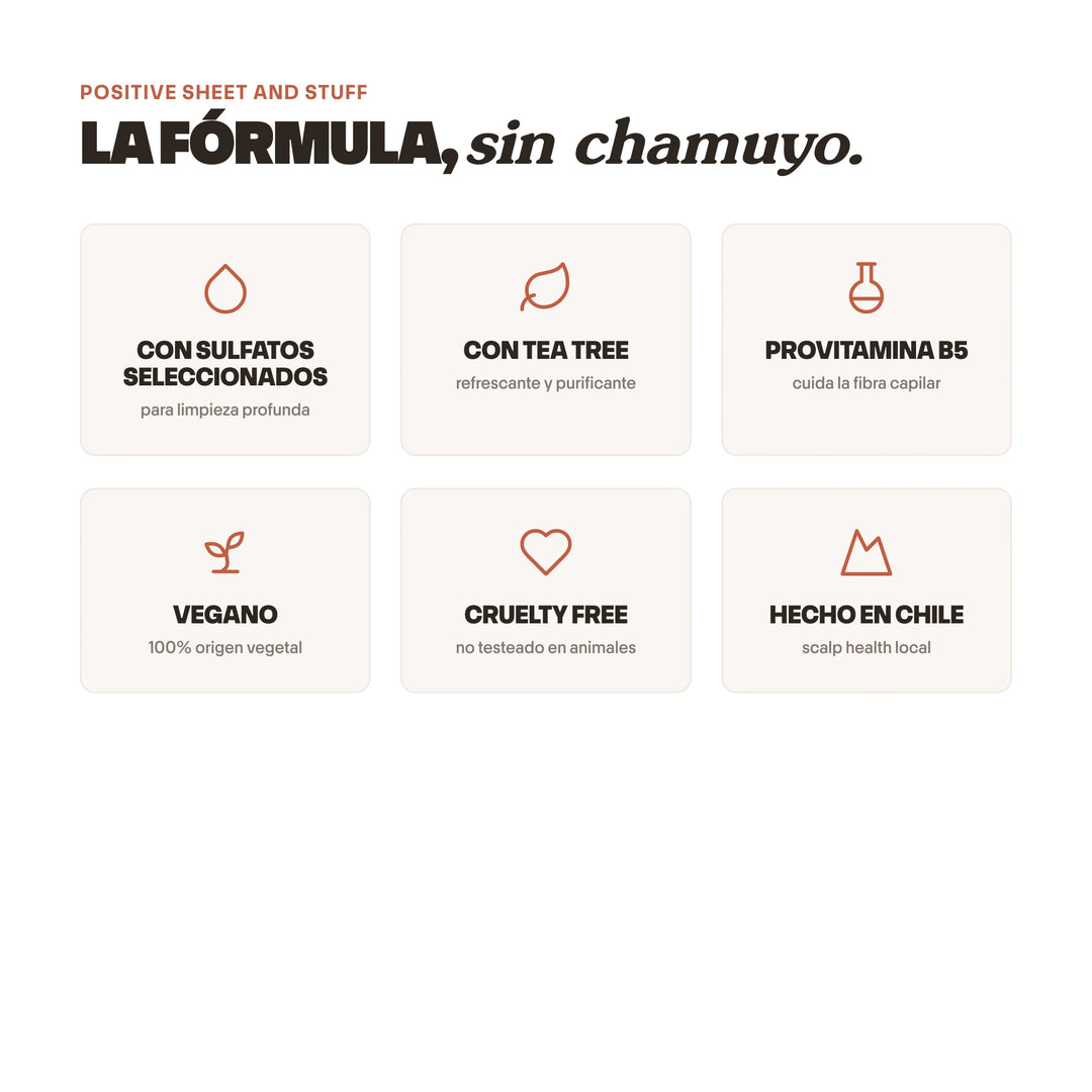 Shampoo Anticaspa para Caspa Grasa con Usneo | SHEET