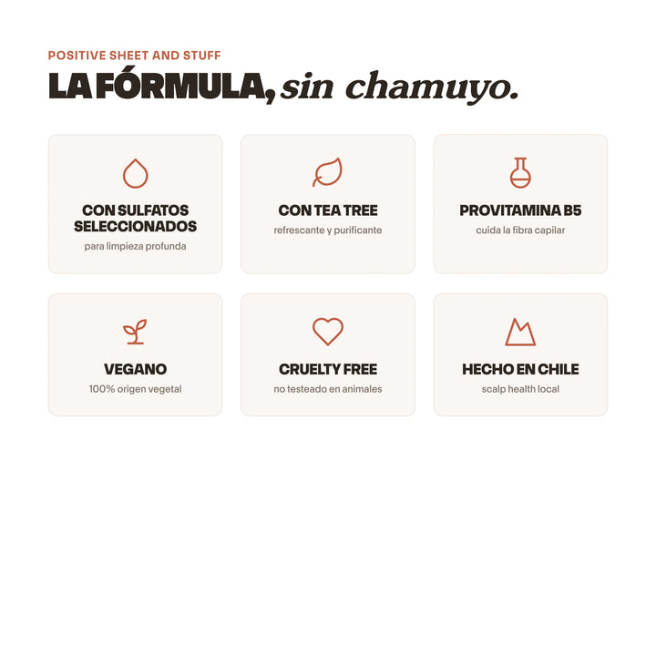 Shampoo Anticaspa para Caspa Grasa con Usneo | SHEET