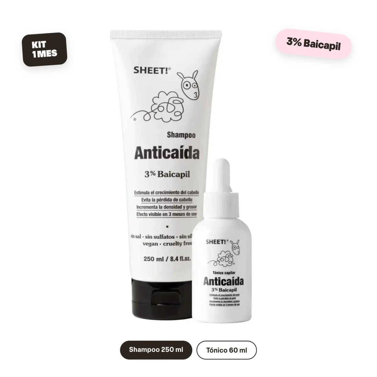 Pack Anticaída de Cabello para 1 Mes