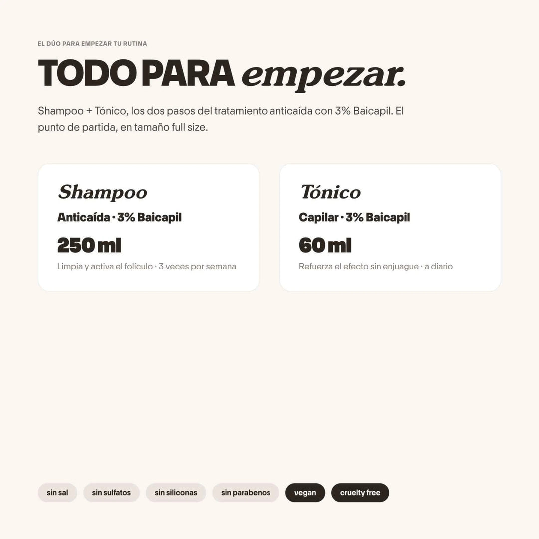 Pack Anticaída de Cabello para 1 Mes
