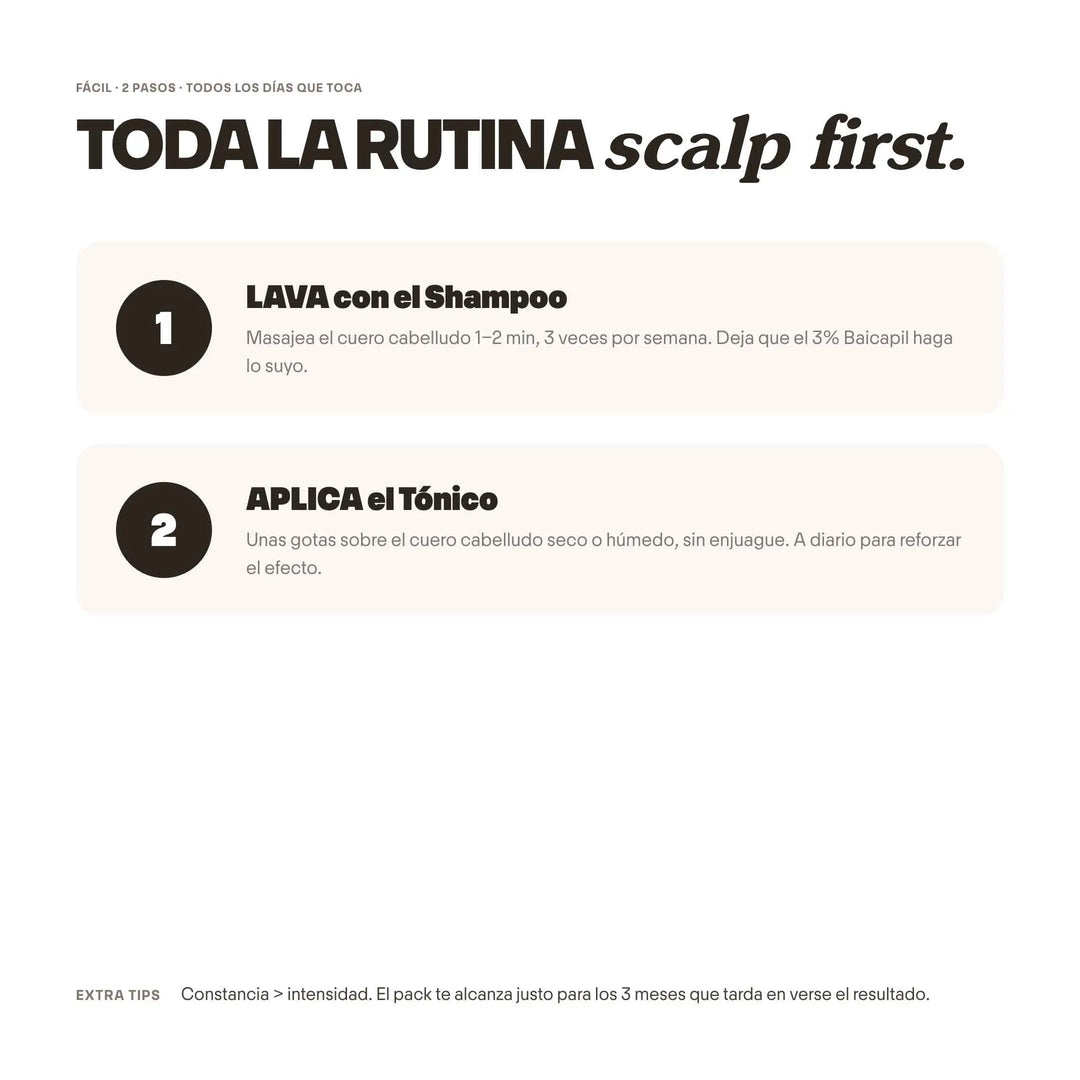 Pack anticaída SHEET de 3 meses que estimula el crecimiento del cabello