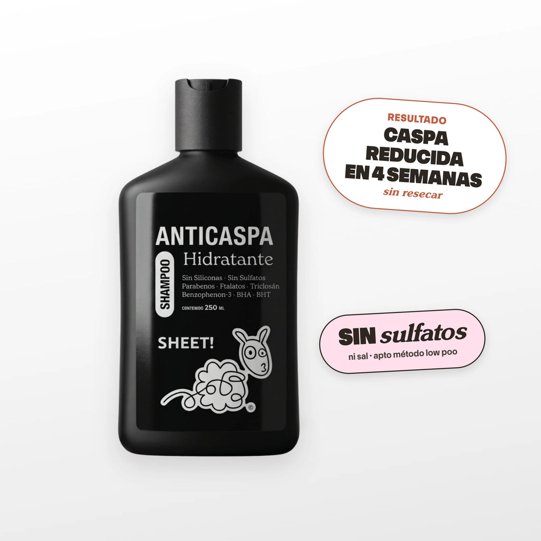 Shampoo Anticaspa Sin Sulfatos para Caspa Seca | SHEET