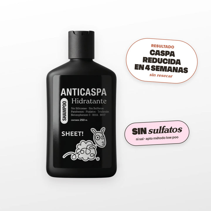 Shampoo Anticaspa Sin Sulfatos para Caspa Seca | SHEET