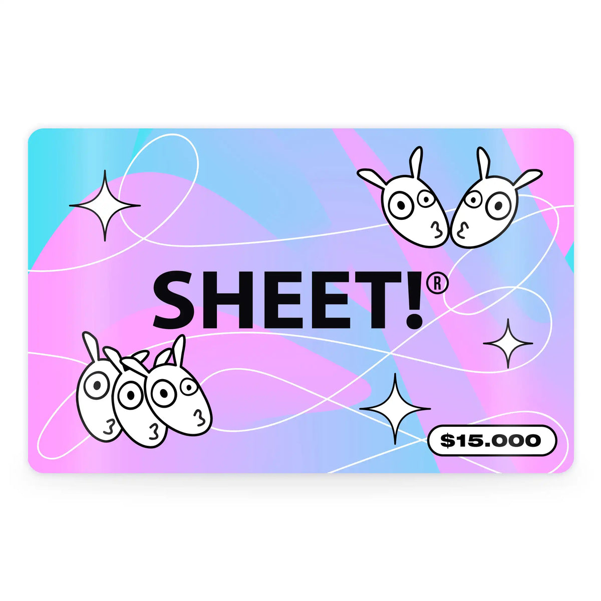 Sheet Gift Card