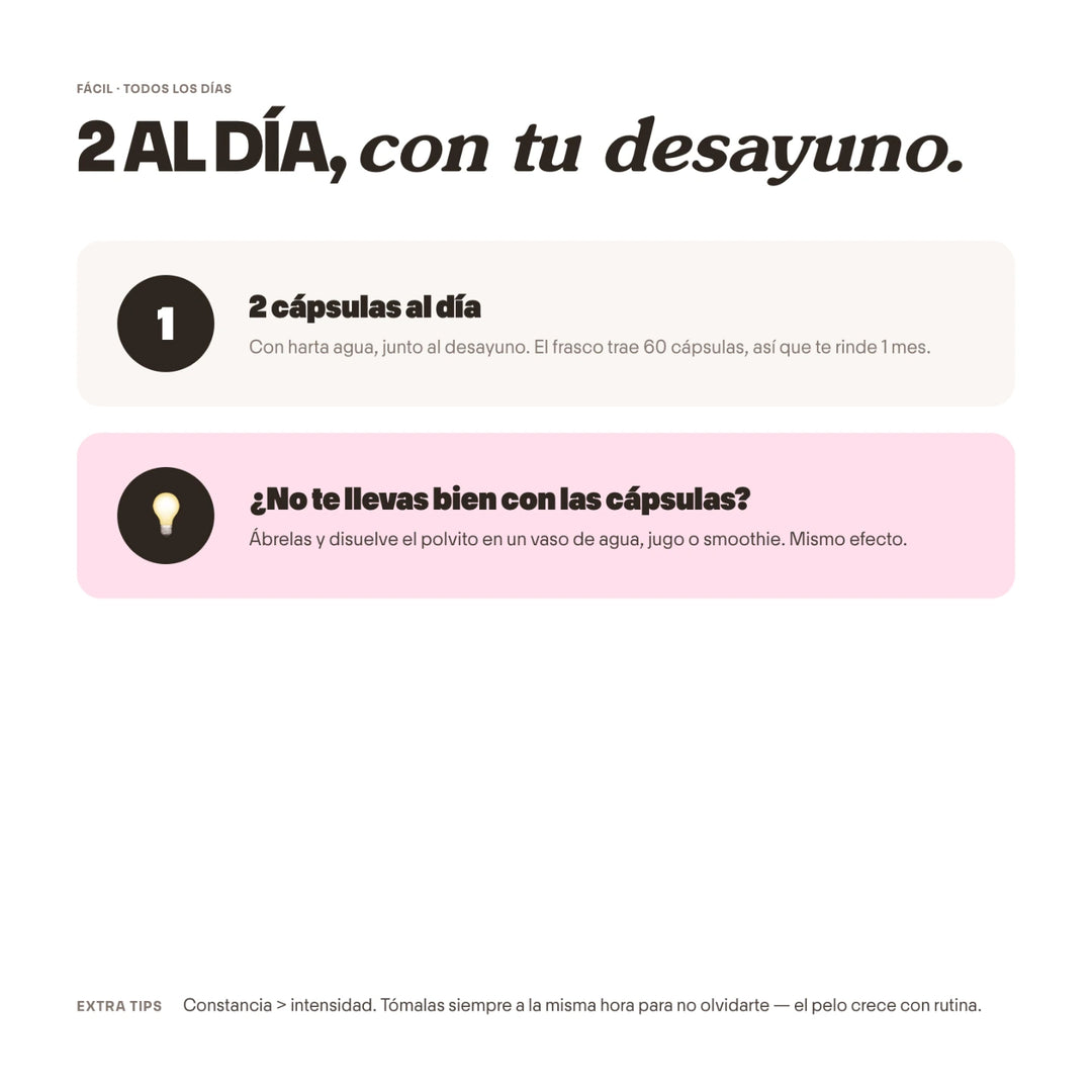 Vitaminas para el Pelo