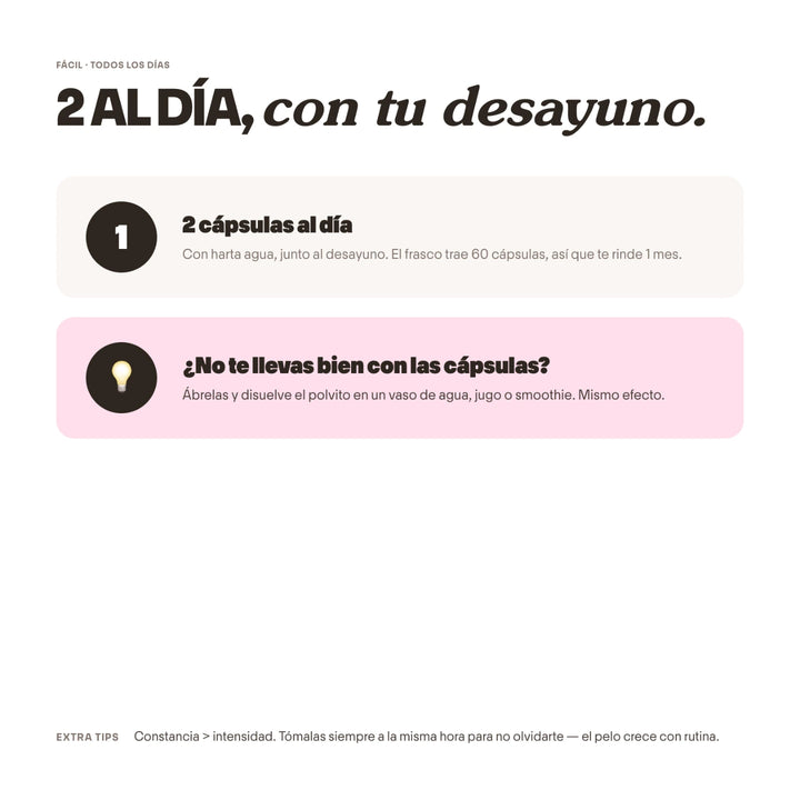 Vitaminas para el Pelo