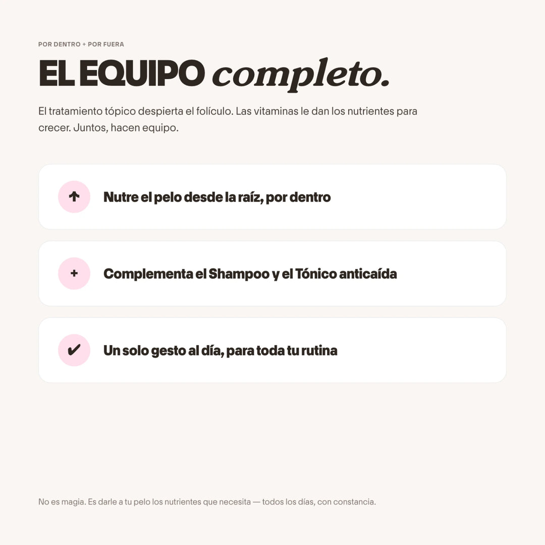 Vitaminas para el Pelo