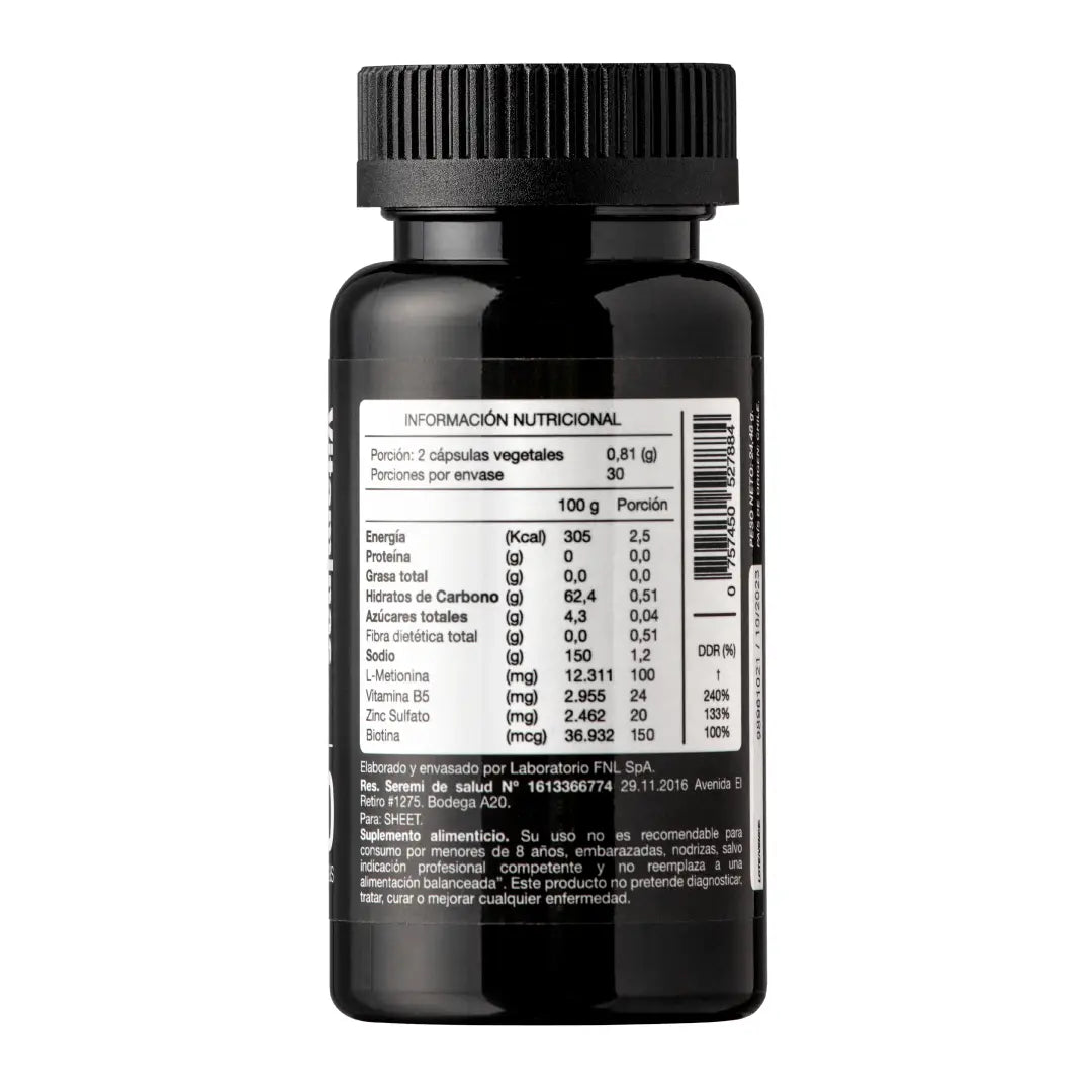 Biotina y zinc Vitamina B5
